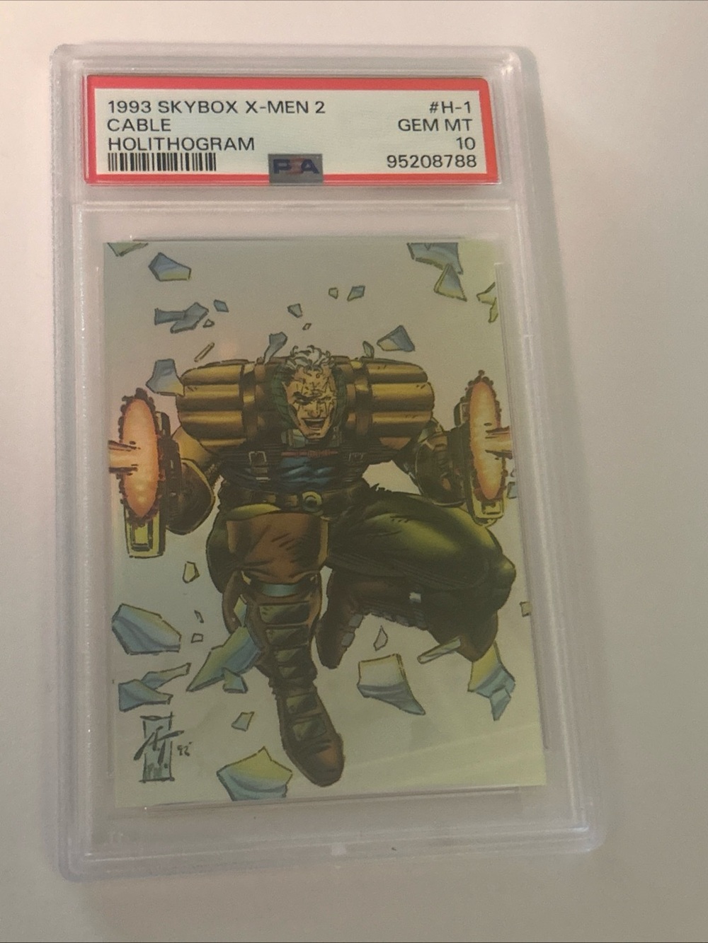 Skybox X-Men 2 Cable Holithogram Trading Card - PSA Gem Mint 10